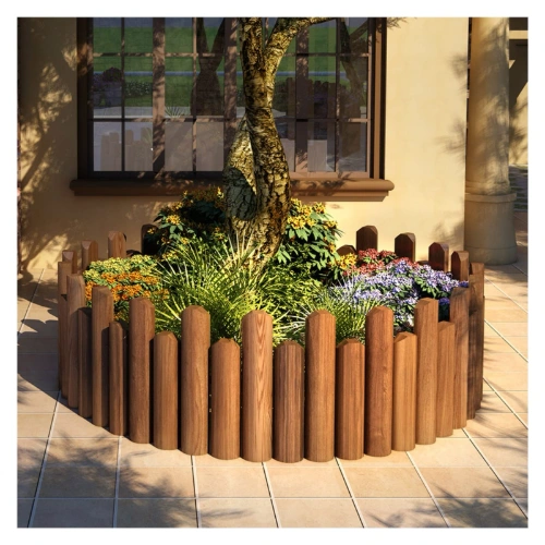 EcoGarden Fencing - Small, Natural Timber - Image 2