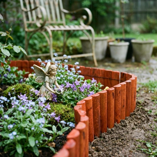 EcoGarden Fencing - Small, Natural Timber - Image 3