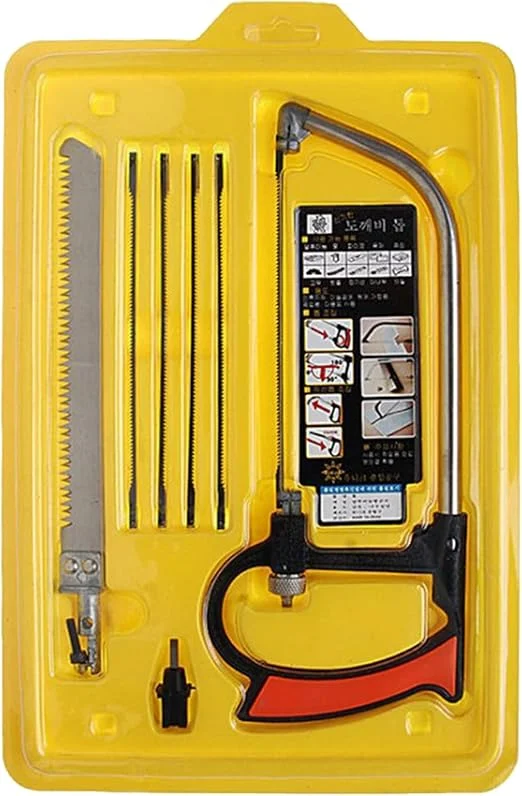 7PCS Mini Hacksaw Set, Multipurpose Woodworking Hand Saw