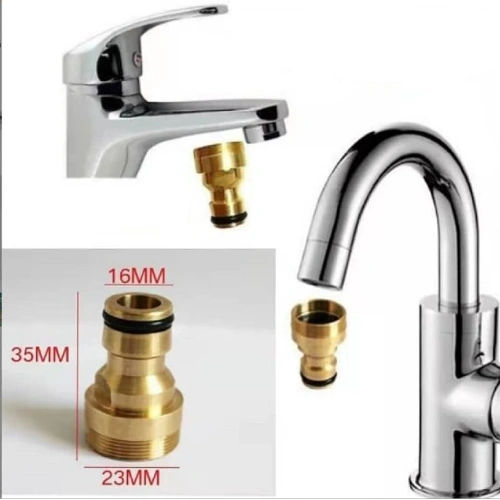 GreenYard Hose Tap Connectors - 22mm, Copper - Image 2