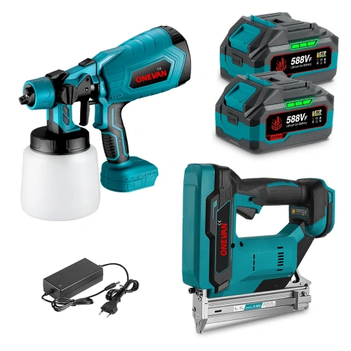 EcoGarden Garden Spray Guns - Cordless 18V, Twin Pack - Image 3