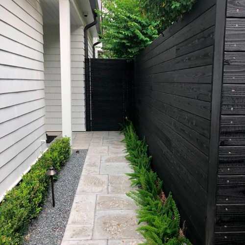 GardenPro Fencing - Medium, Dark Stained - Image 3