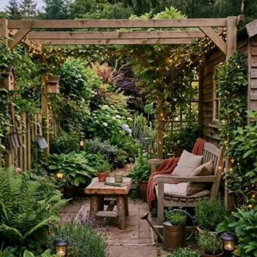 GardenEdge Awnings - Small, Natural Timber - Image 2