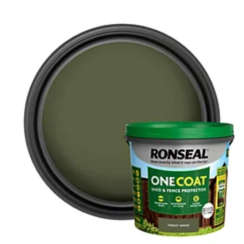 YardWorks Fence Paint - Bottle Green, 10L - Image 2