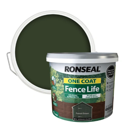 GreenYard Fence Paint - Bottle Green, 750ml - Image 2
