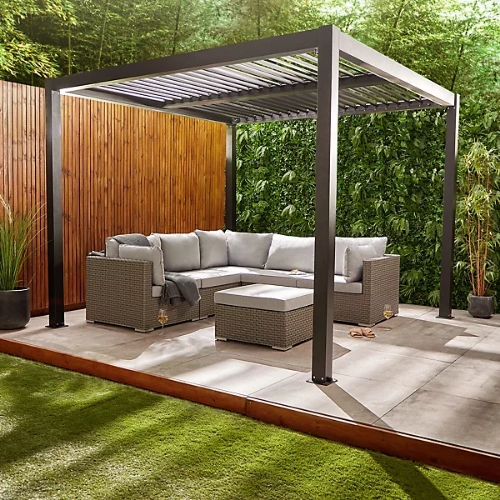 GardenPro Awnings - Medium, Natural Timber - Image 2