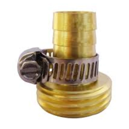 YardWorks Hose Pipe Connectors - 1/2 Inch, Brass - Image 2